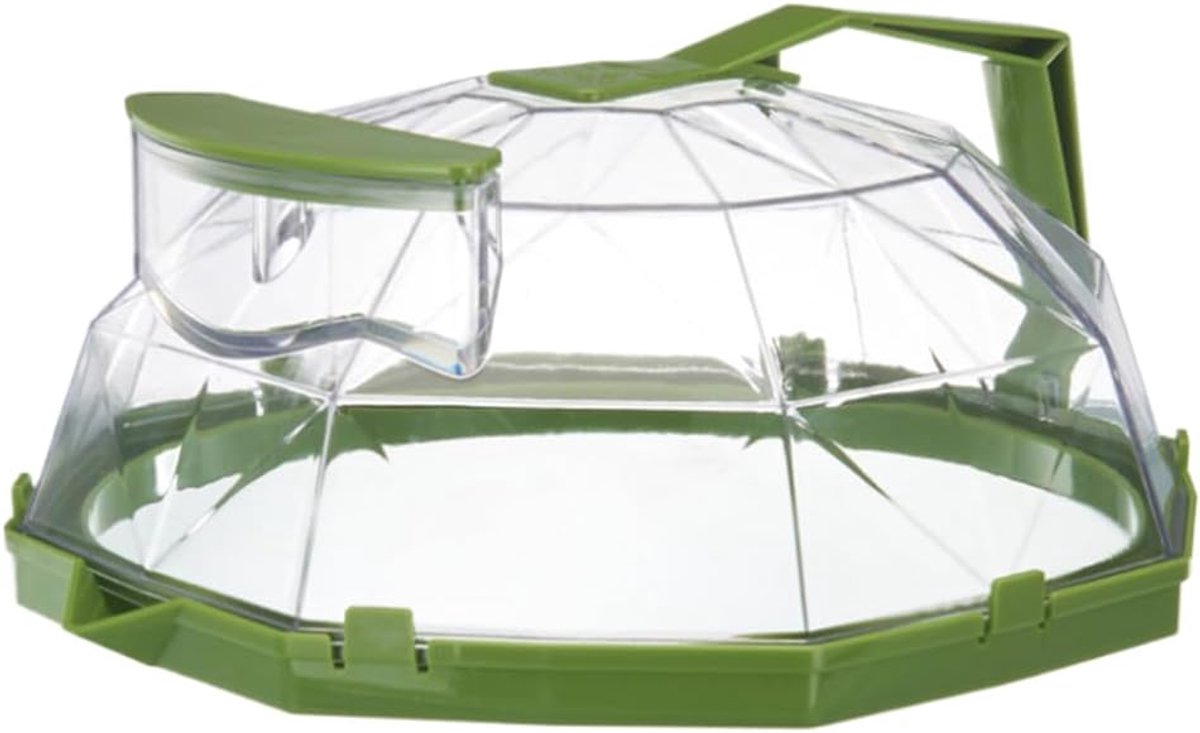 Magnetron Deksel - Voedsel Cover - Magnetron Schoonhouden - Met Handvat - 29x26x13 cm - Groen