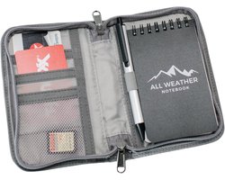Pocket Organizer - Notitieboekje Penhouder - Veldwerk Notities - Waterbestendige Canvas Cover - 3x5 Inch Papier