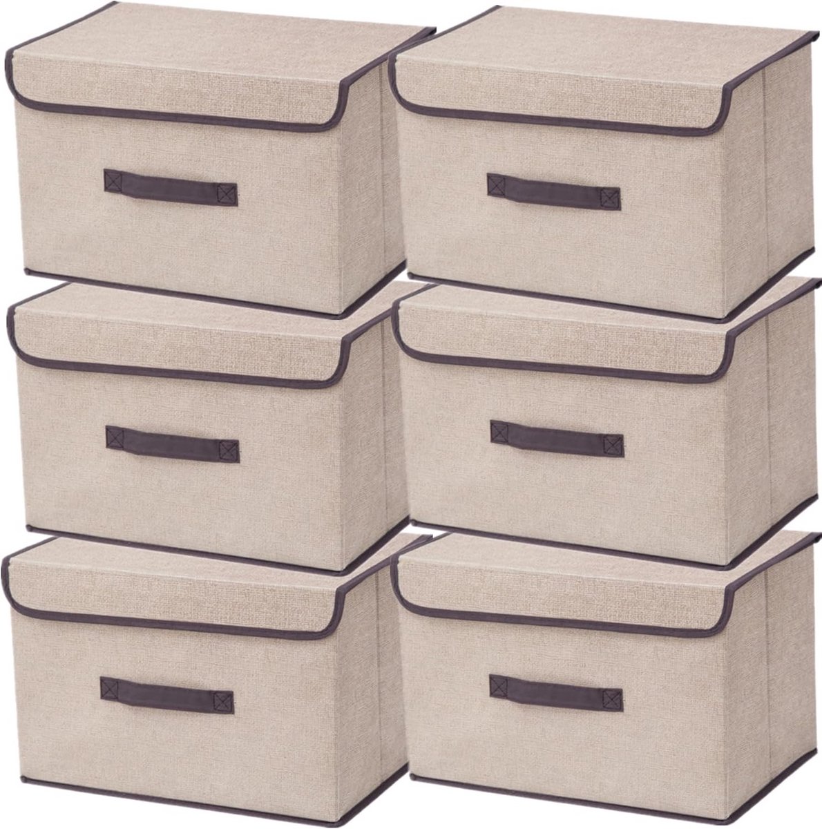 Opbergbak Met Deksel - Opbergdoos - Opbergbox - huisopslag