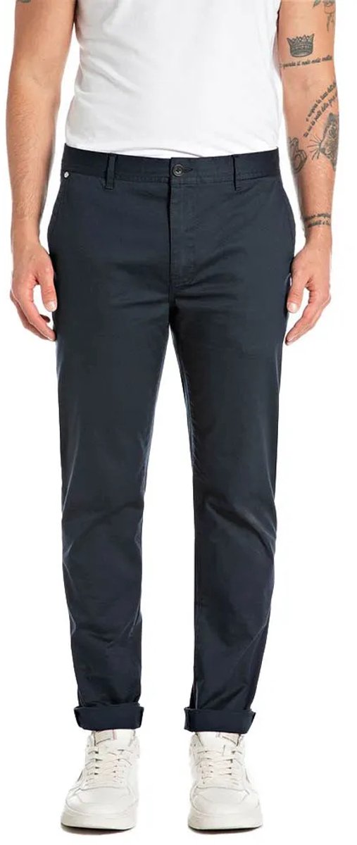 Replay M9998.000.84905 Chino Broek Blauw 30 / 32 Man