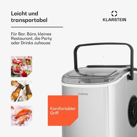 Ijsmachine - Zelfvriezende Ijsmaker - Ijs Maker - ijsfunctie van Merkloos — afbeelding 2