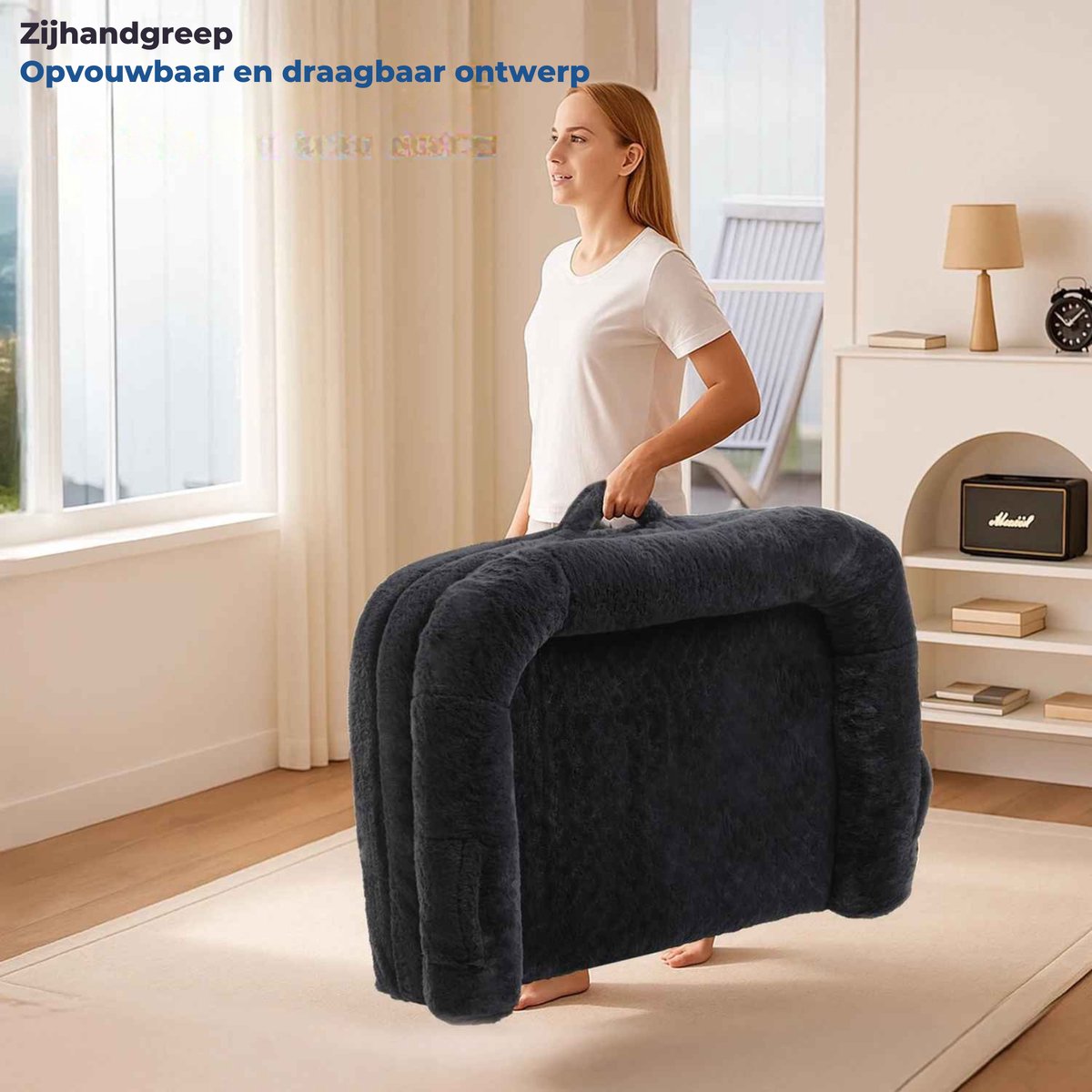 elevatecommerce Luxe Hondenbed XL voor Grote Honden thumbnail 4