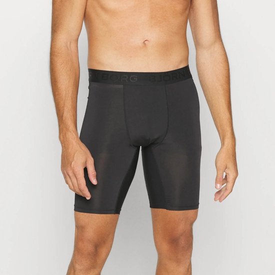 Lot de 2 caleçons homme Bjorn Borg - Performance - Jambe longue - - M - Zwart