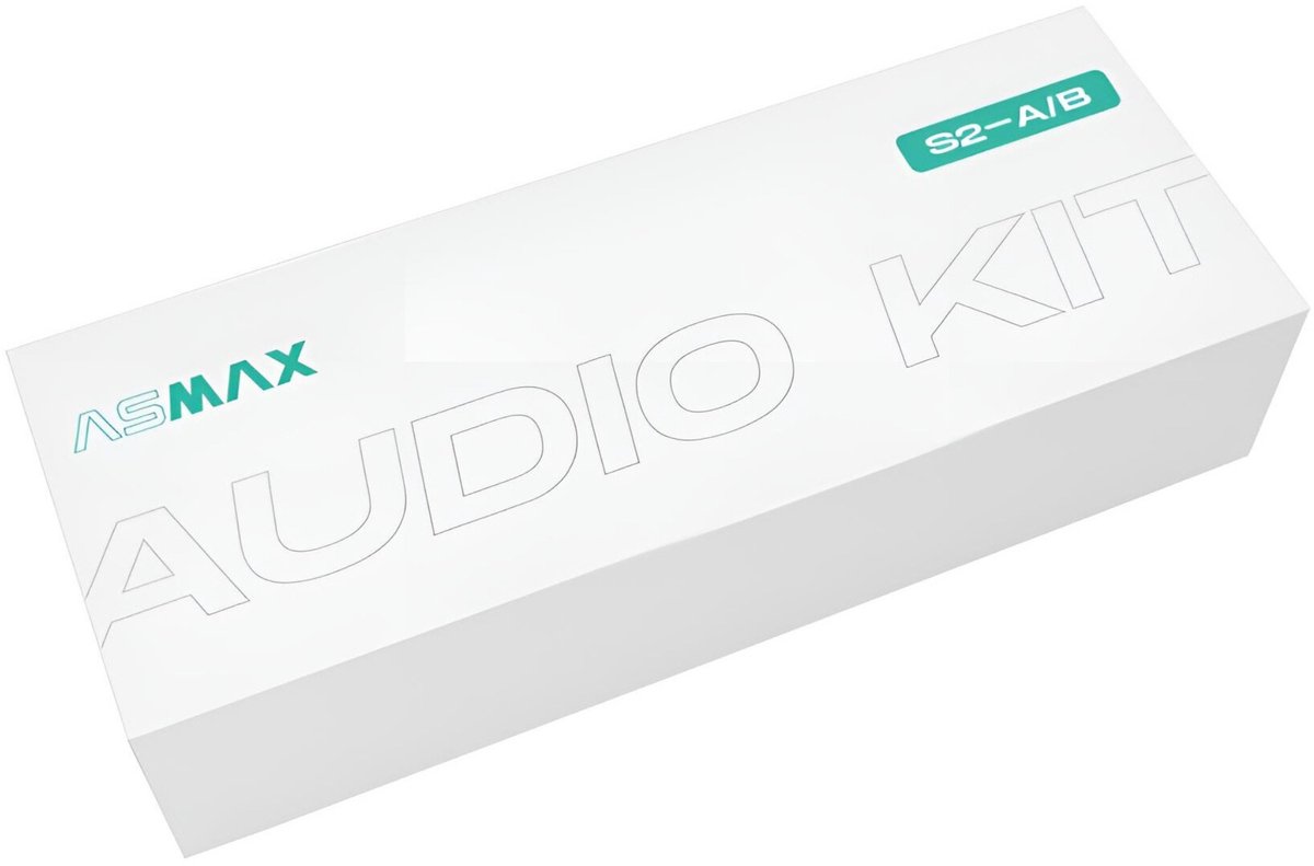 ASMAX S2 A/B Audio- en Microfoon Montagekit - Maat - Bluetooth Intercom