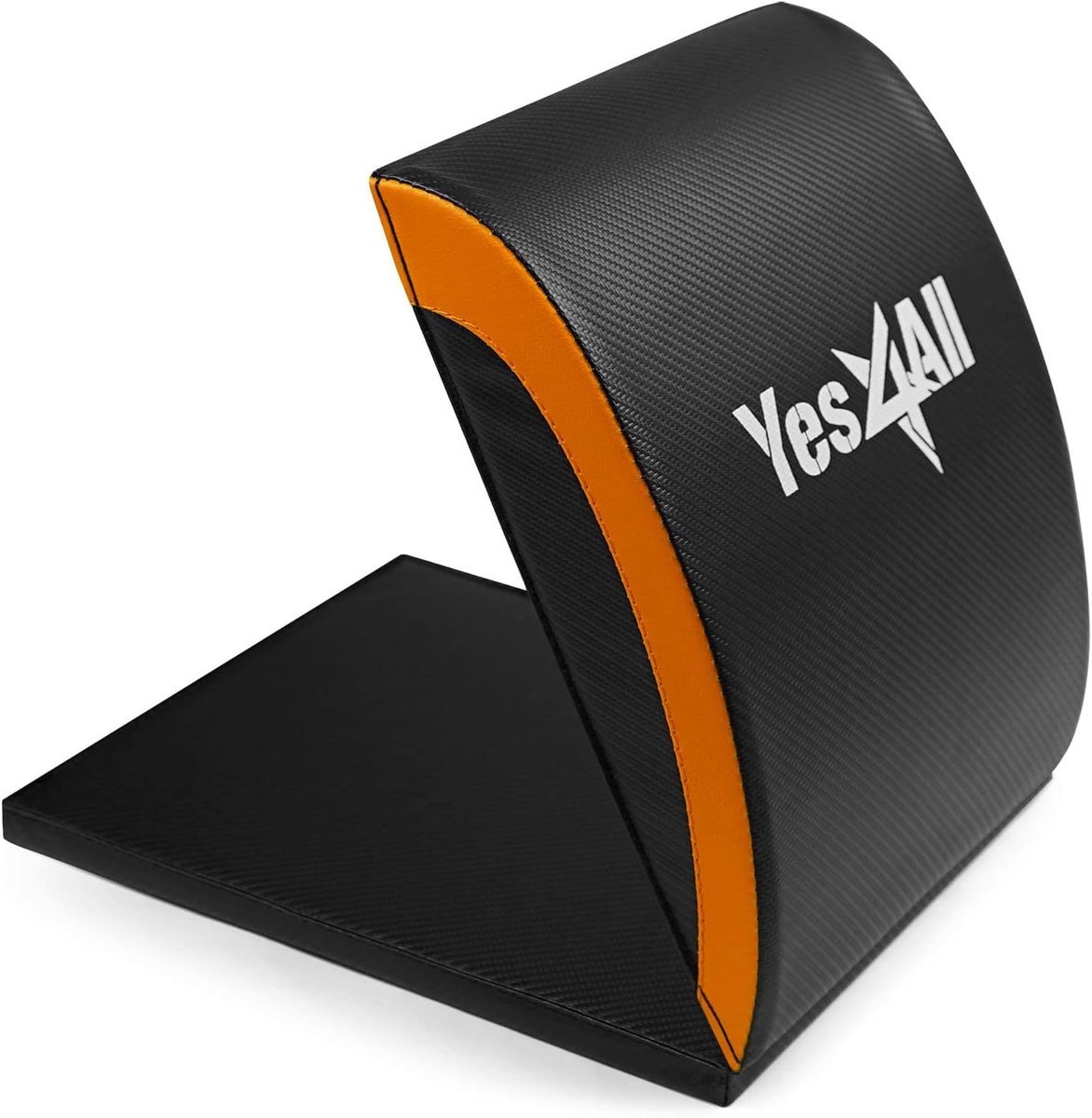 Buikspiermat - Buiktrainer - Core training - Staartbeen bescherming - 72x30 cm - Oranje