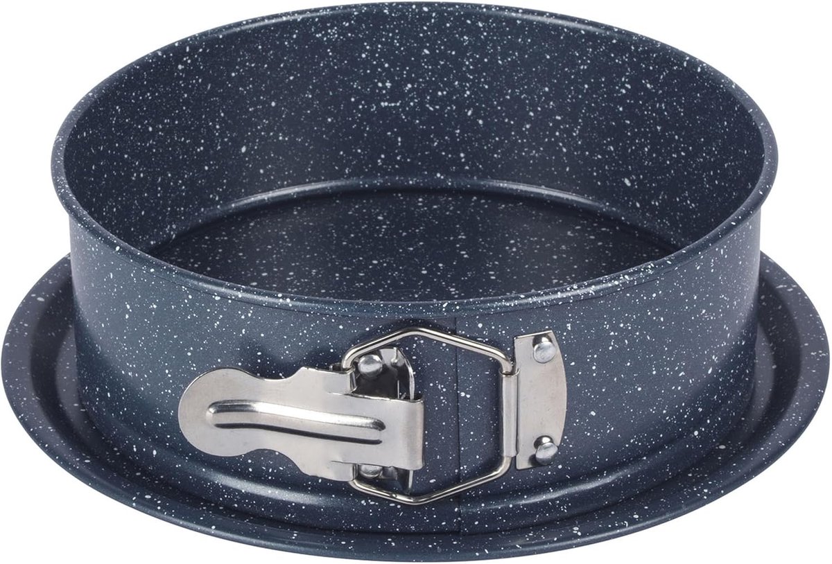 Ronde Springvorm - Antikleef Cakevorm - Bakken Serveren - Lekvrije Bodem - 18 cm - Zwart