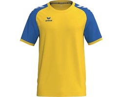 Erima Wings Shirt Korte Mouw Kinderen - Geel / New Royal | Maat: 164
