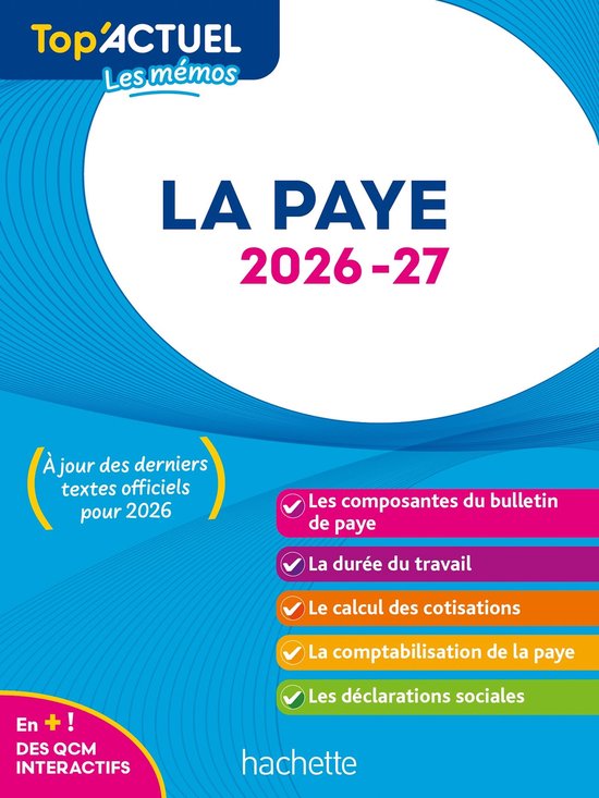 Top'Actuel La paye 2026-2027 - cover