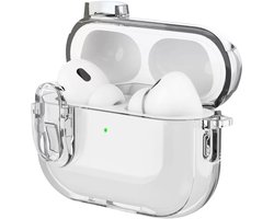 Coverzs Anti-vergelend TPU hoesje geschikt voor AirPods 4 - Optimale bescherming - Doorzichtig beschermhoesje - TPU hoesje dat niet vergeelt