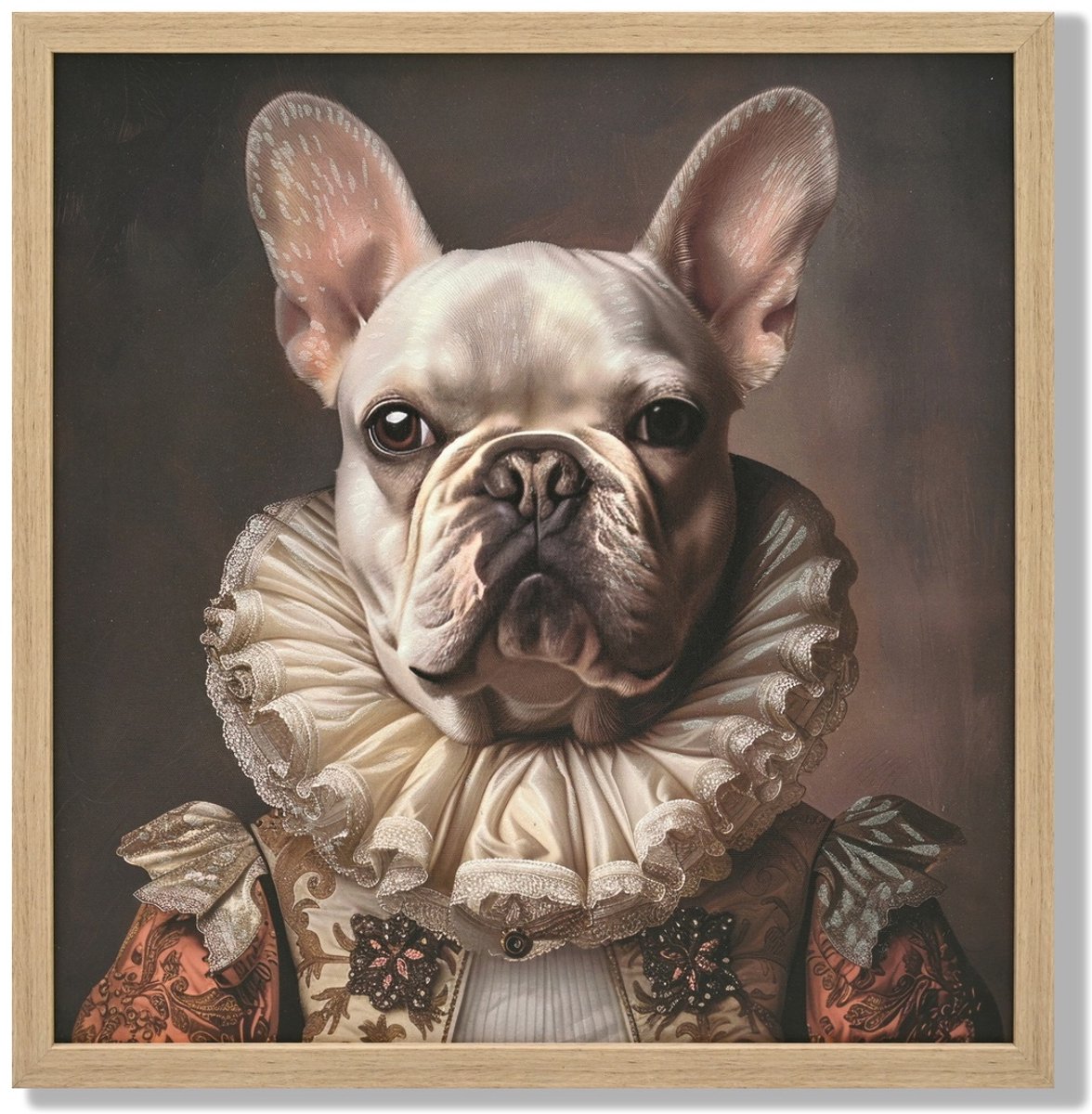 Schilderij 50x50cm regency dog