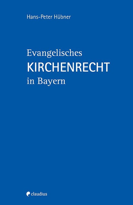 Evangelisches Kirchenrecht in Bayern - cover