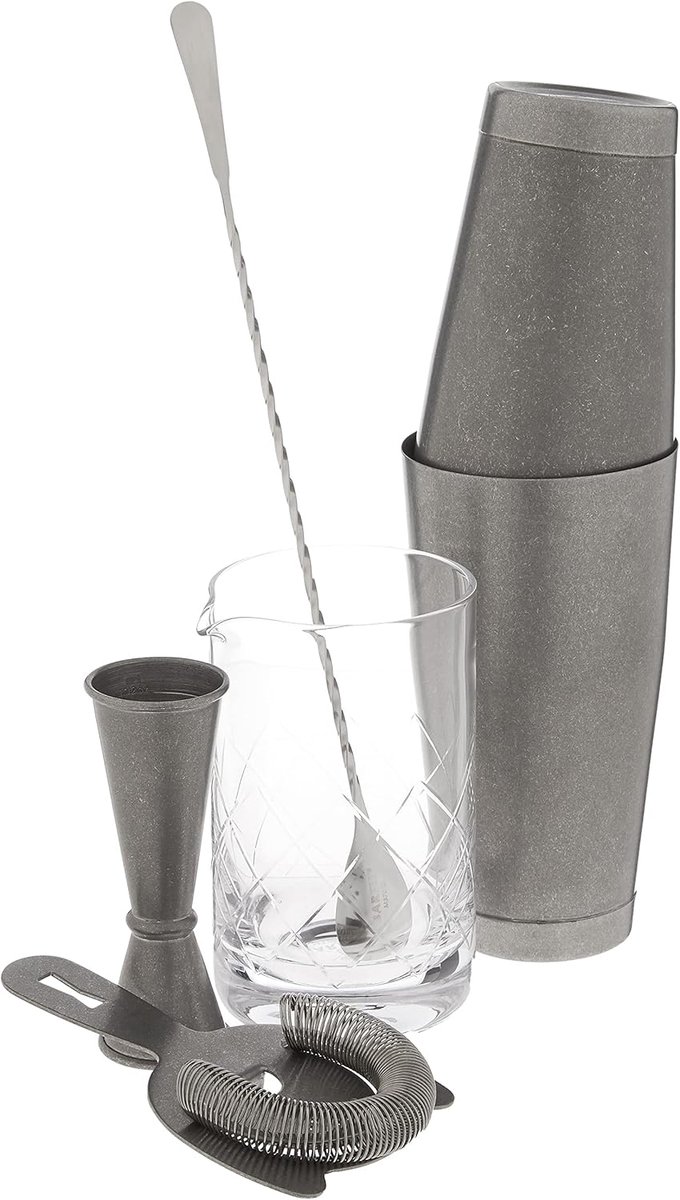 Cocktail Kit - Barbenodigdheden Set - Cocktails Maken - Professionele Kwaliteit - Vintage