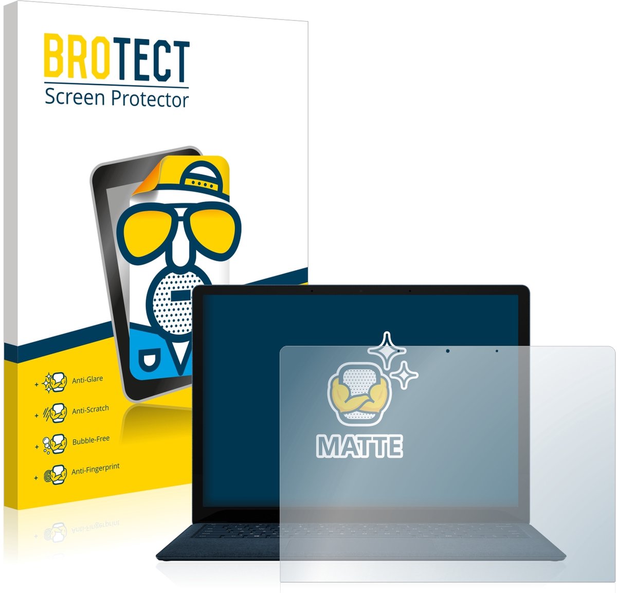 BROTECT - Screenprotector voor Microsoft Surface Laptop 3 13.5" - Folie Beschermfolie matte