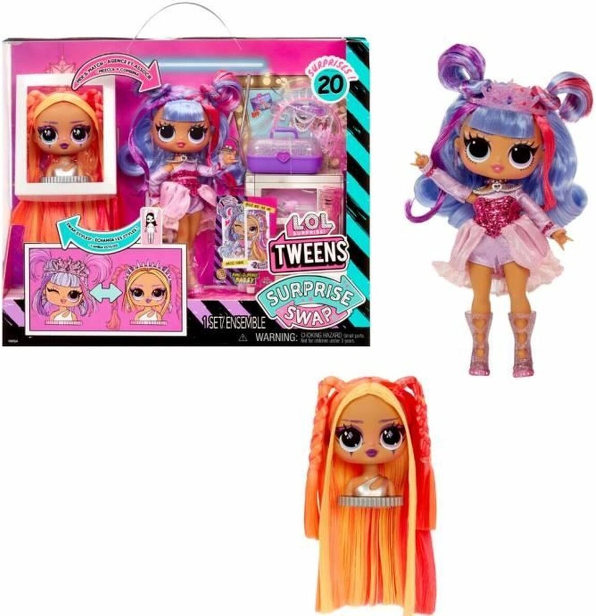 L.O.L. Surprise! Tweens Surprise - 16,5 cm - Swap Modepop - Buns-2-Braids Bailey — afbeelding 15