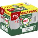 Giga Pack de capsules pour lave-vaisselle Dreft Platinum, 170 pièces, 5x34.