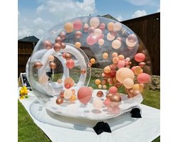 Opblaasbare Bubble Tent – Transparante Koepeltent – Opblaasbare Tent – Buiten Tent – 4 Meter Koepel – Dubbellaags Nylon – Aluminium Frame