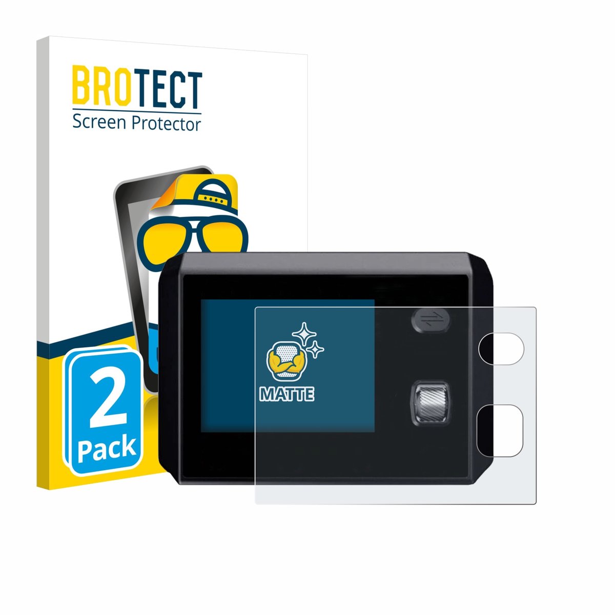 BROTECT - Screenprotector voor SkyRC MC5000 - Folie Beschermfolie matte 2 Stuks