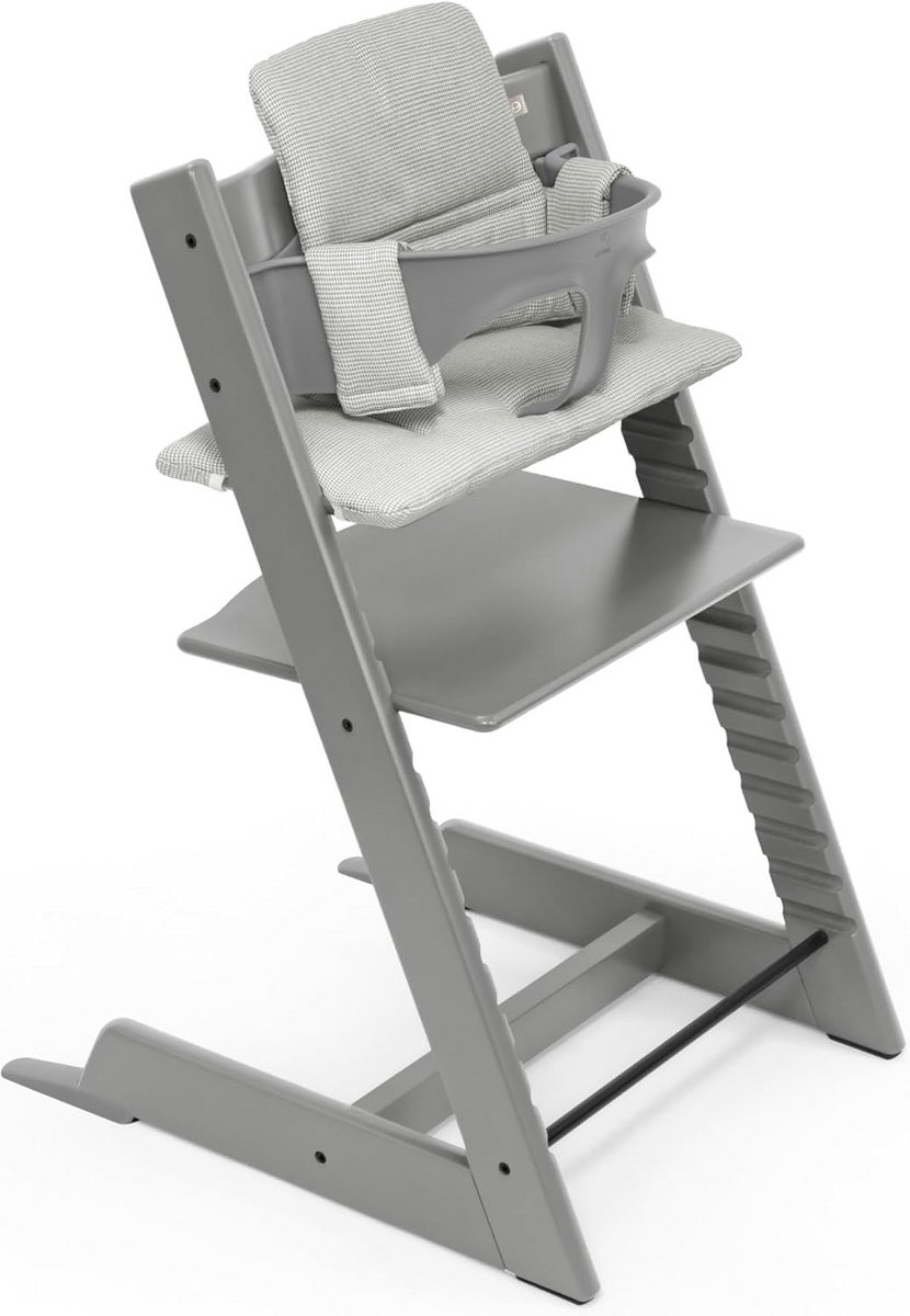 Ergonomische Houten Kinderstoel met Zitverkleiner voor Baby's en Peuters