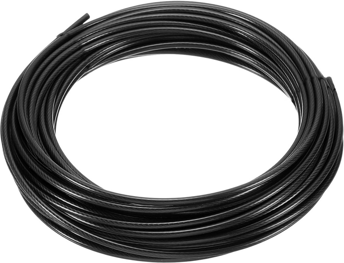 Roestvrijstalen Kabel 4mm 15m Vinyl gecoat voor Relingen en Buitenprojecten