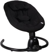 MamaLoes Noud - Elektrische Babyschommel - Baby Swing met Timer, Muziek, Bluetooth & Verstelbare Schommelsnelheid - Zwart