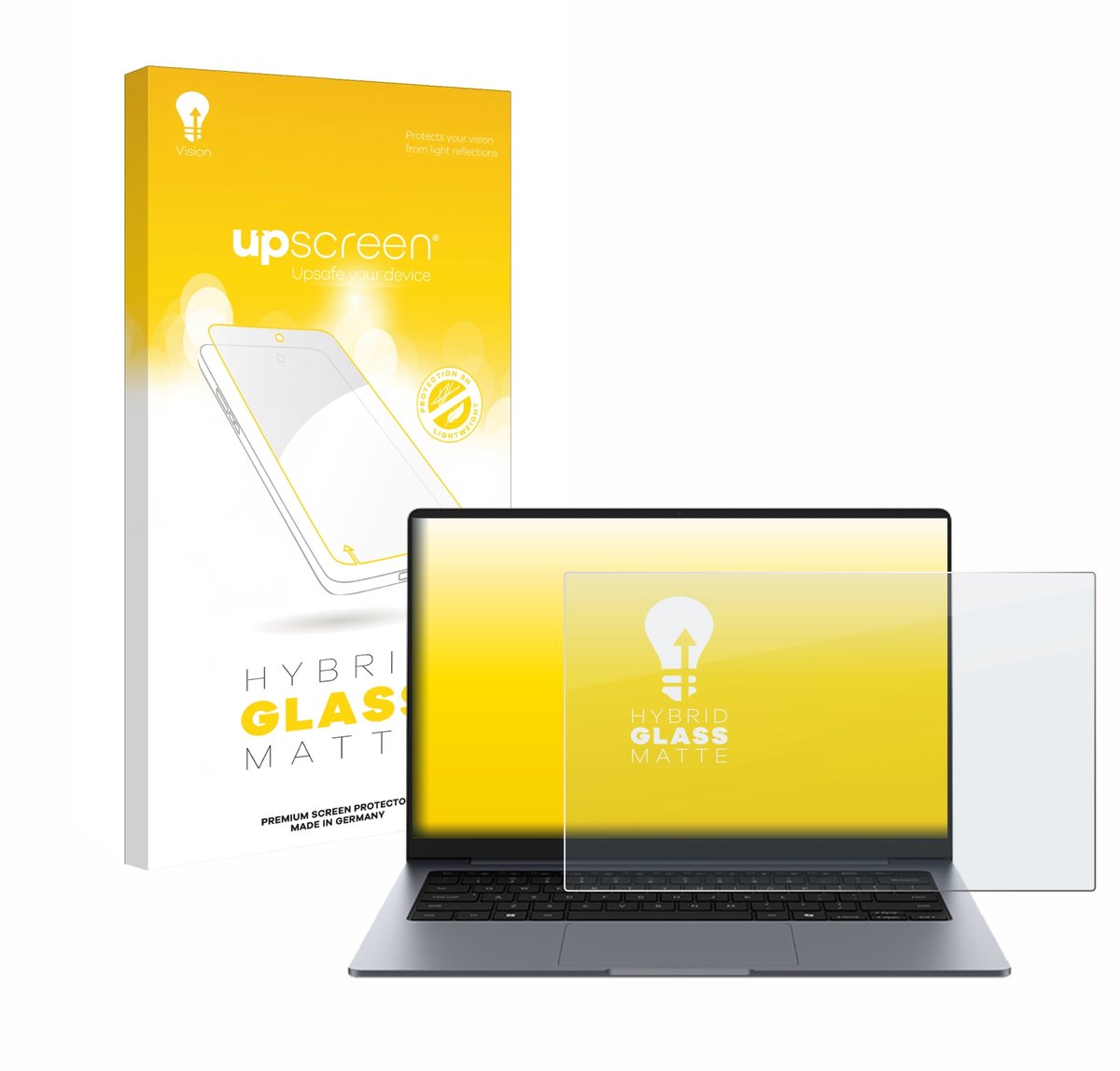 upscreen - Screenprotector voor Samsung Galaxy Book6 14" - Folie Beschermfolie Beschermglas matte