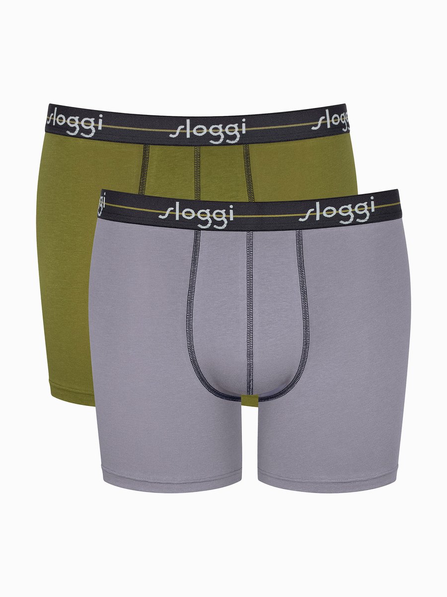 sloggi Langer Boxer Blue Start