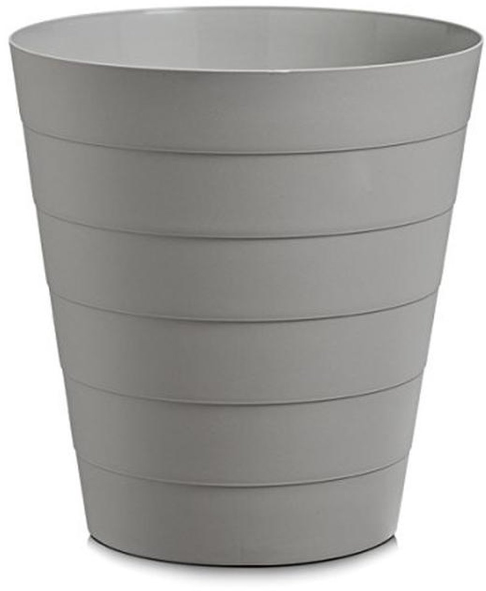 Afvalemmer 13,5 L - Kunststof Grijs - Compacte 29 x 29 x 30 cm Design