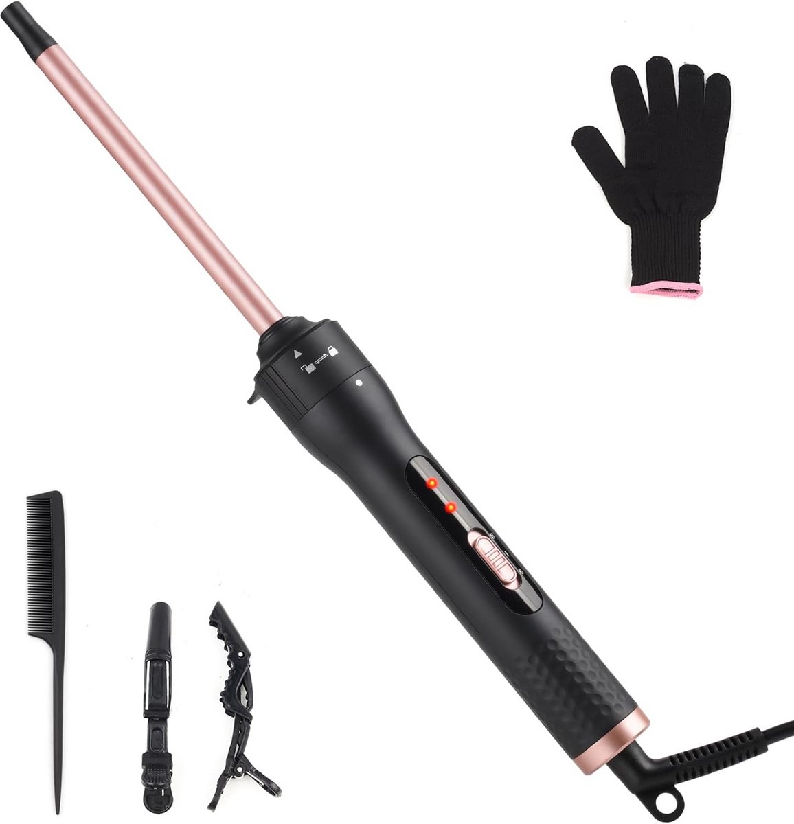 Professionele 13mm Keramische Krultang voor Strakke Krullen en Haarstyling