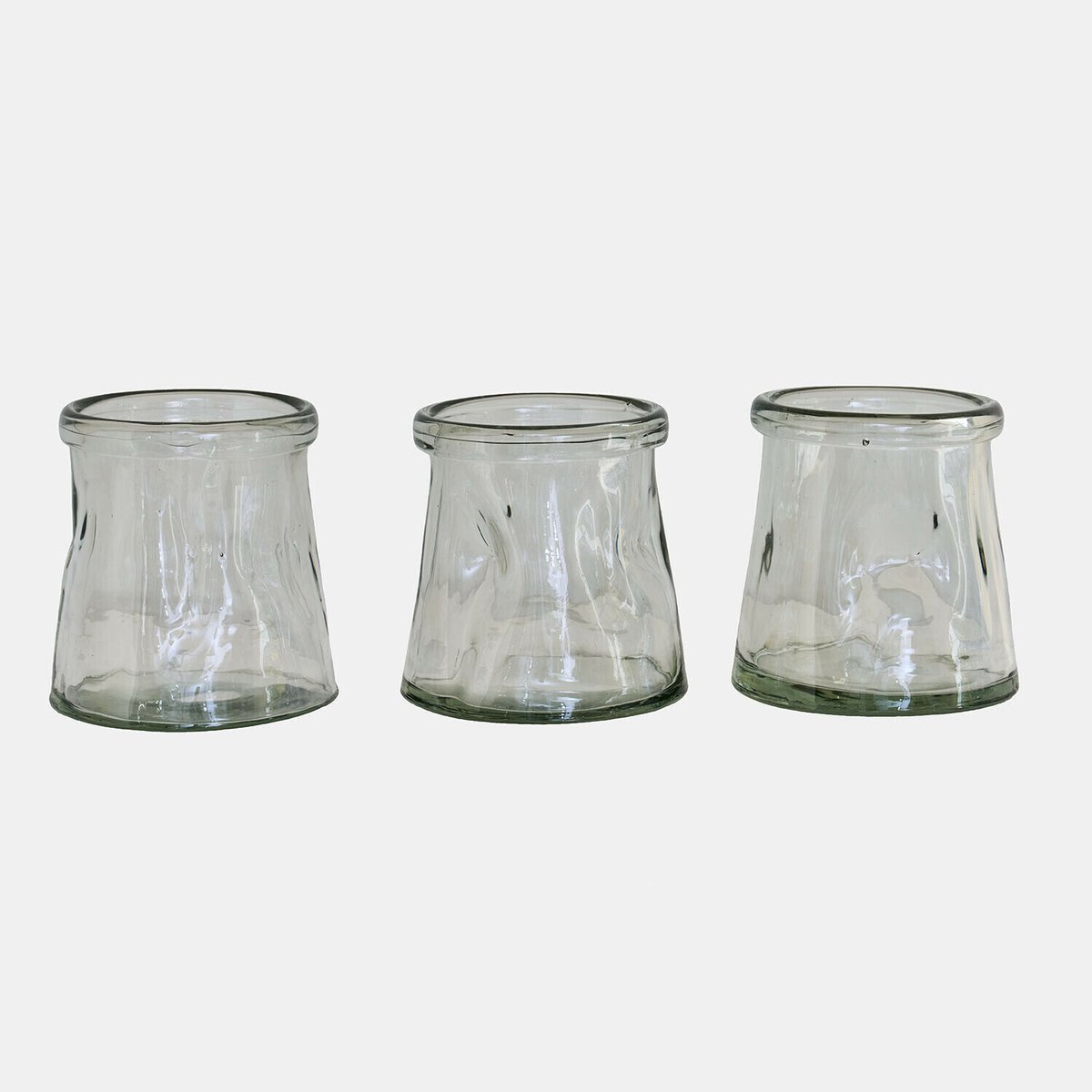 Loberon Windlichtje set van 3 Gravière helder
