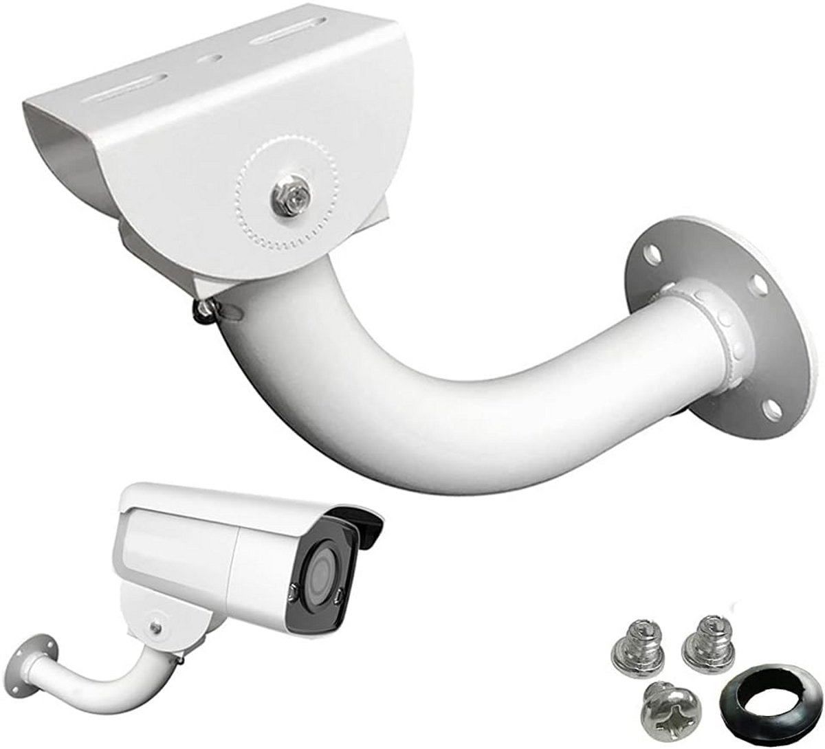 Instelbare Universele Wandhouder voor CCTV Beveiligingscamera's - 180 Graden Zwenkbaar