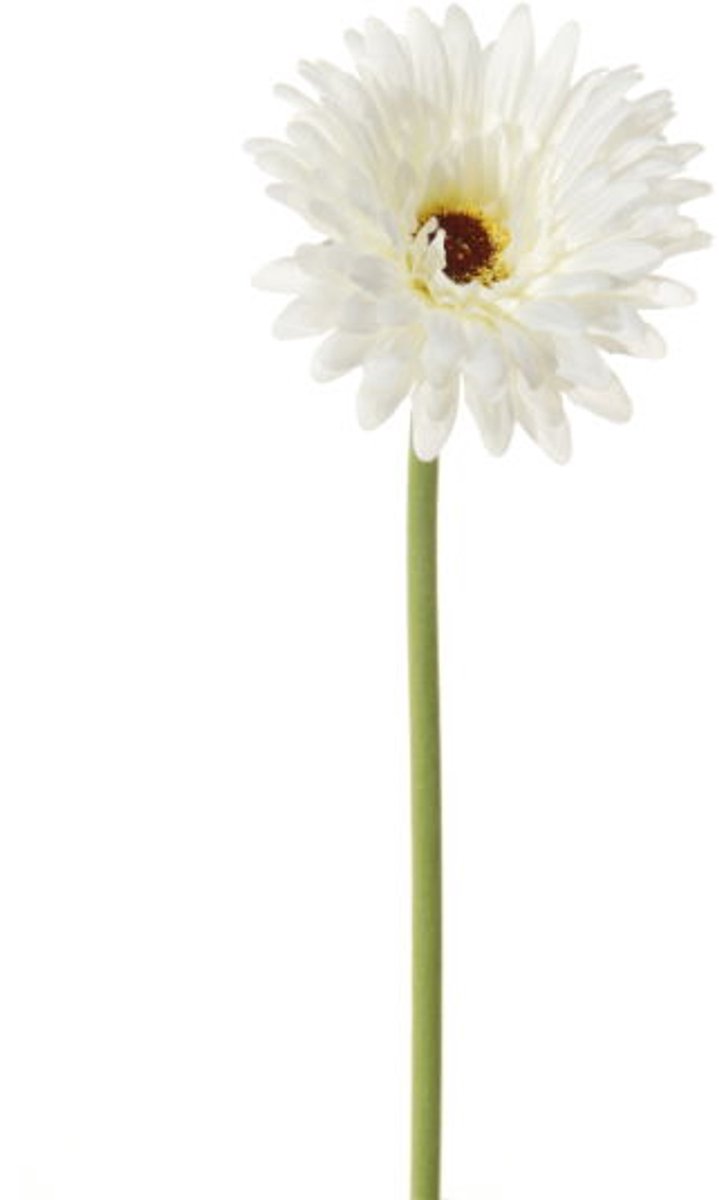 Louis maes - Gerbera l58 cm wit zijde nepbloem