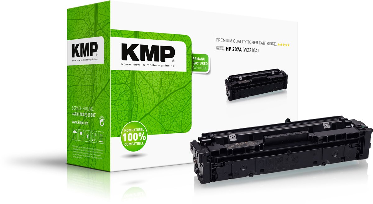 KMP 2558,0000 tonercartridge 1 stuk(s) Compatibel Zwart