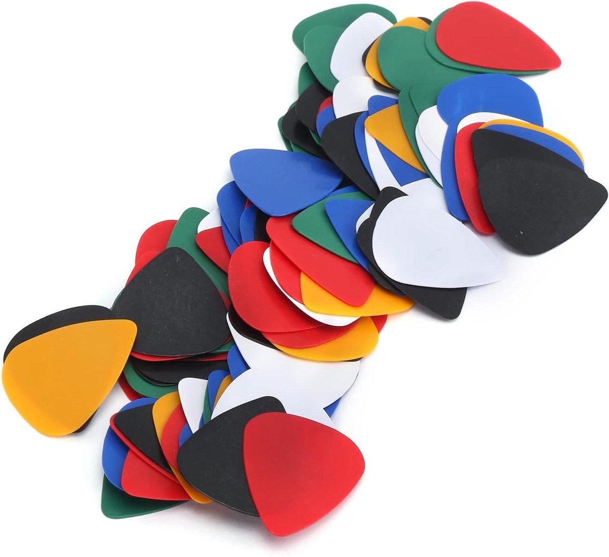 100 stuks Plectrums - 0,46 mm dikte - Slijtvast - Accessoires voor gitaristen.
