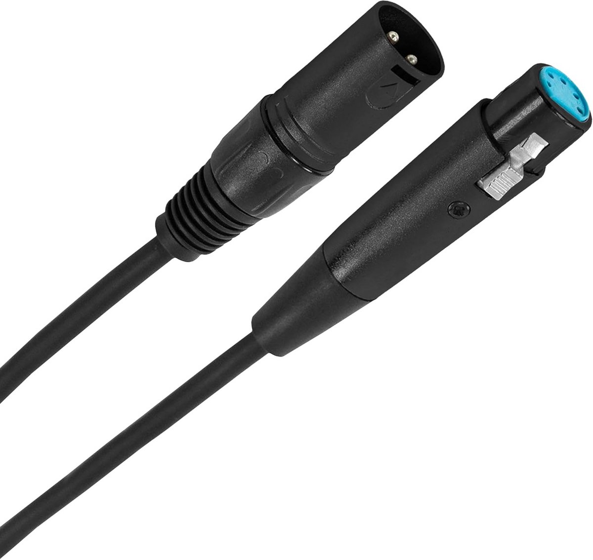 DMX Kabel XLR 5-polig Vrouwelijk naar 3-polig Mannelijk Kort 0.30m