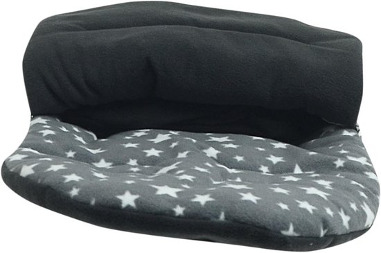 Warm Fleece Voetenzak voor Kinderwagen en Buggy - Waterafstotend - Grijs Sterren — afbeelding 4