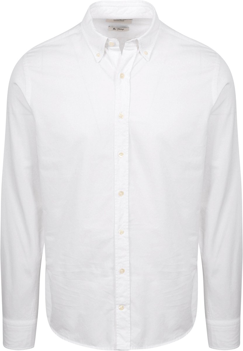 King Essentials The Tommy Overhemd Wit - Maat S - Heren