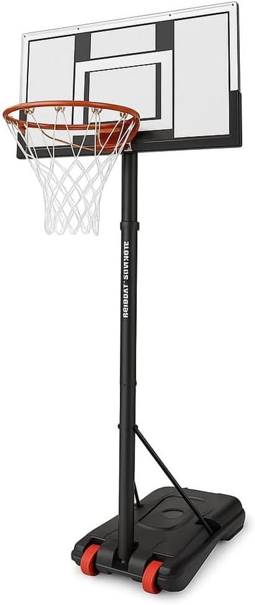 Draagbare Basketbalstandaard Buiten - In Hoogte Verstelbaar Tot 236 cm - Inclusief Bal en Pomp