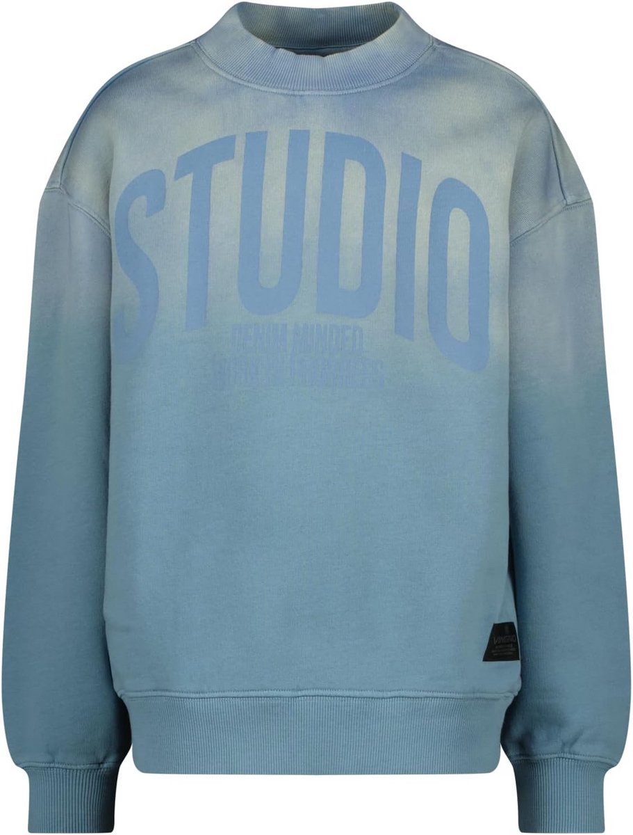 Jongens Sweater Effen Paars Comfortabel Kinderkleding