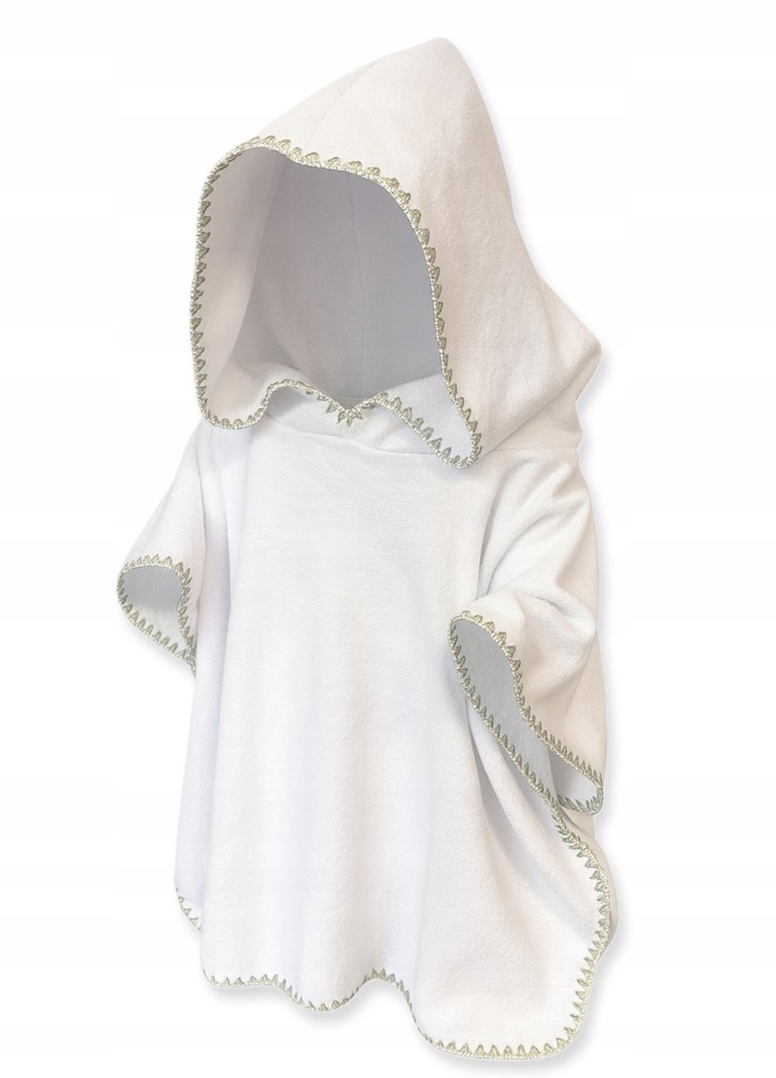 Dartomik Abcdefg-baby - Ponchohanddoek voor kinderen - Katoen - Maat 86-104 - Anti-allergisch