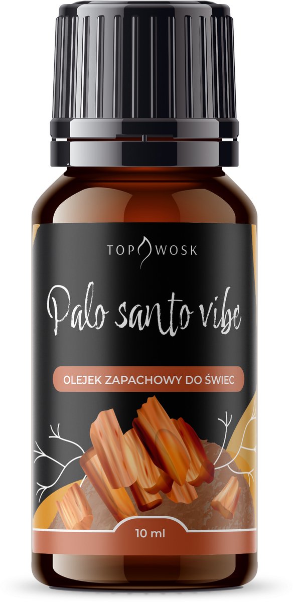 TopWosk Palo Santo Vibe - Geurolie voor Kaarsen - 10 ml - Aromatisch - Ontspannend