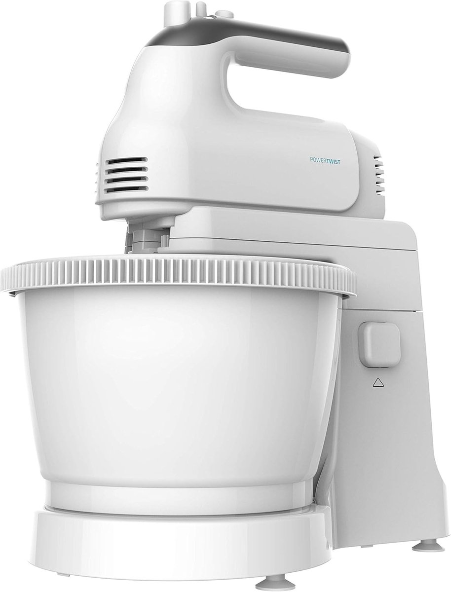 Keukenmixer - Mixer - Bakken en Koken - Zelfnivellerende Kom - 3.5 Liter Capaciteit - Wit