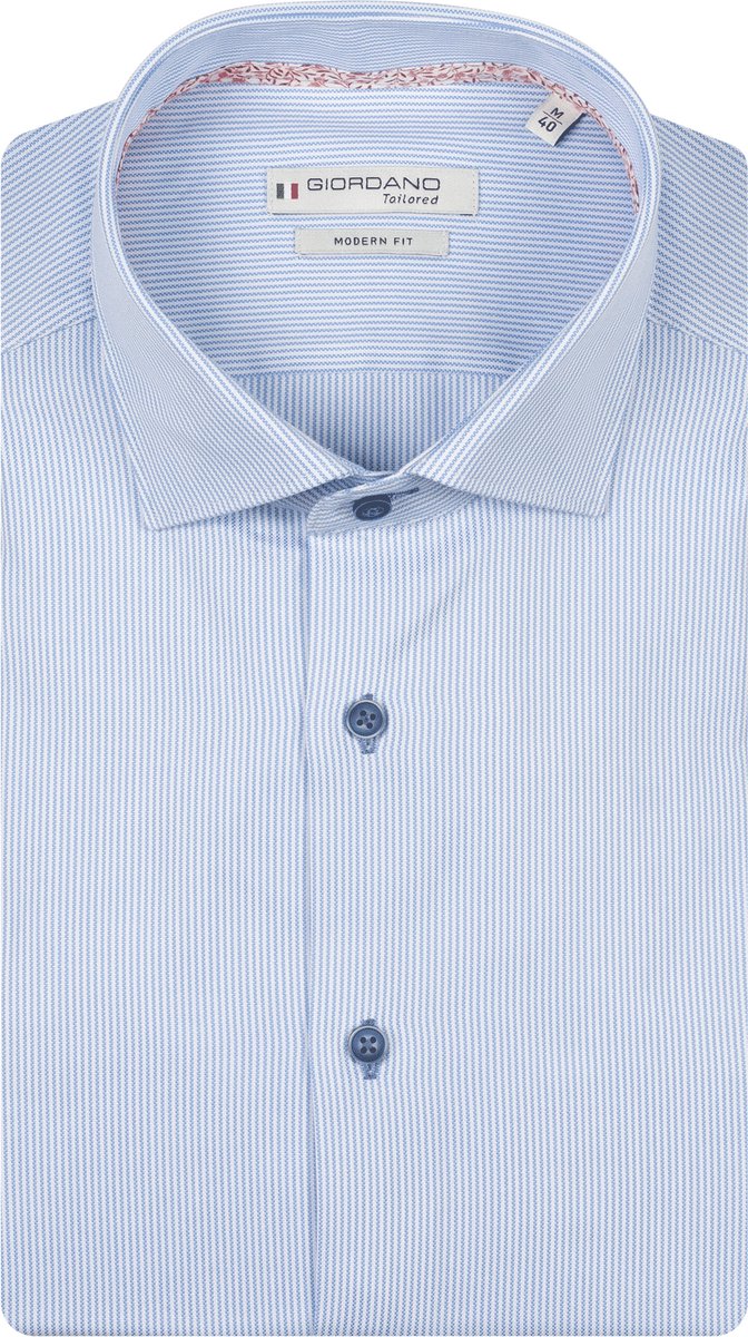 Giordano – Maggiore – Heren – Katoenen – Overhemd – Lichtblauw – 617851-62