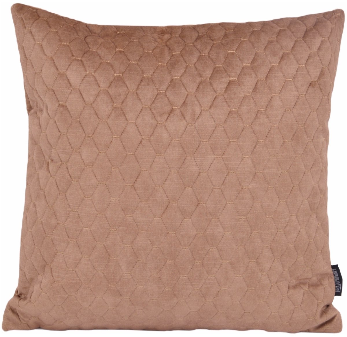 Gek op Kussens! Sierkussen Nera Velvet Brown | 45 x 45 cm | Polyester Bruin