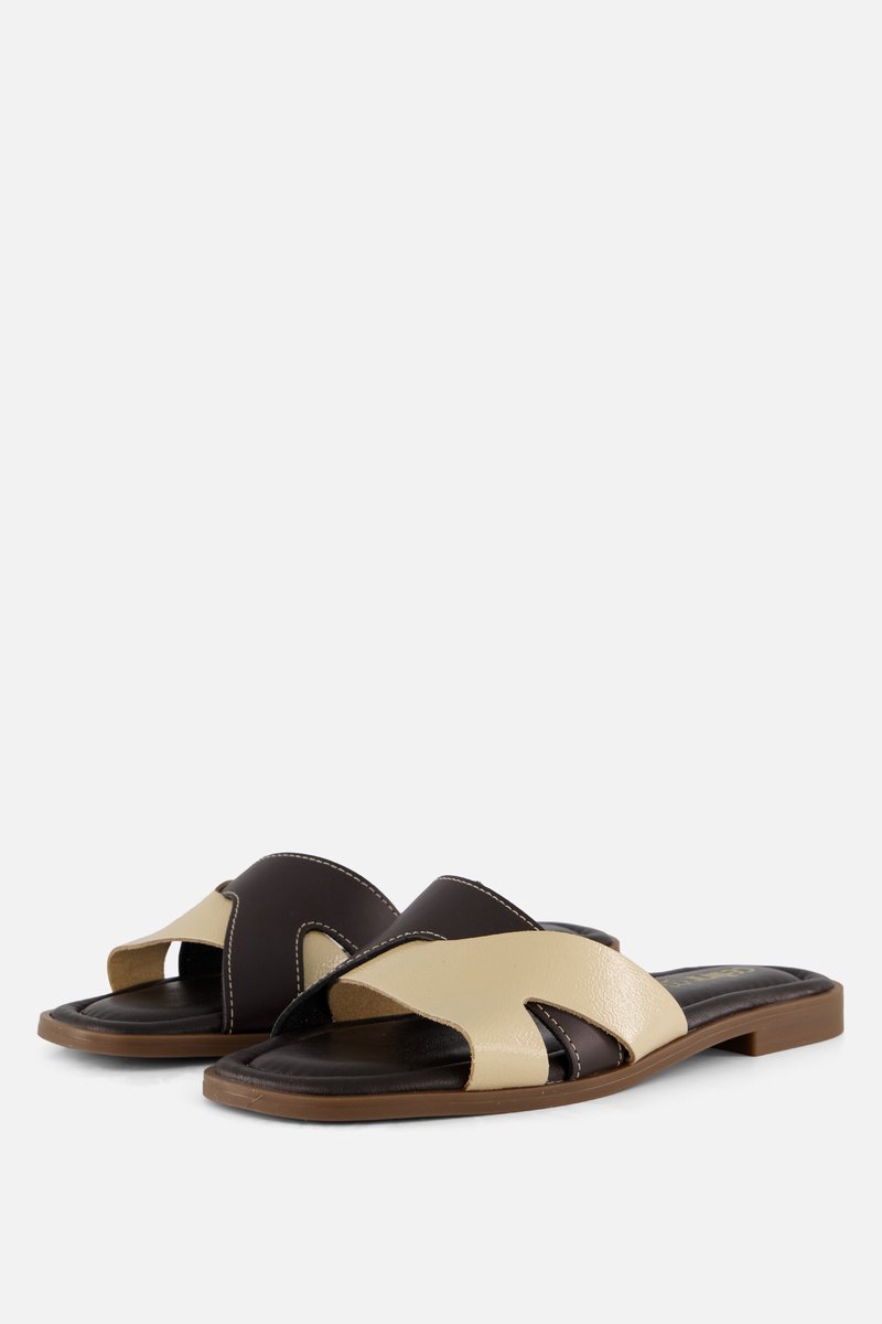 Cellini Slippers bruin Leer - Maat 38