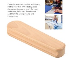 Kleermakerstang - Naaihulpmiddel - Strijken - Gemaakt van beukenhout - 4 x 24 x 6 cm