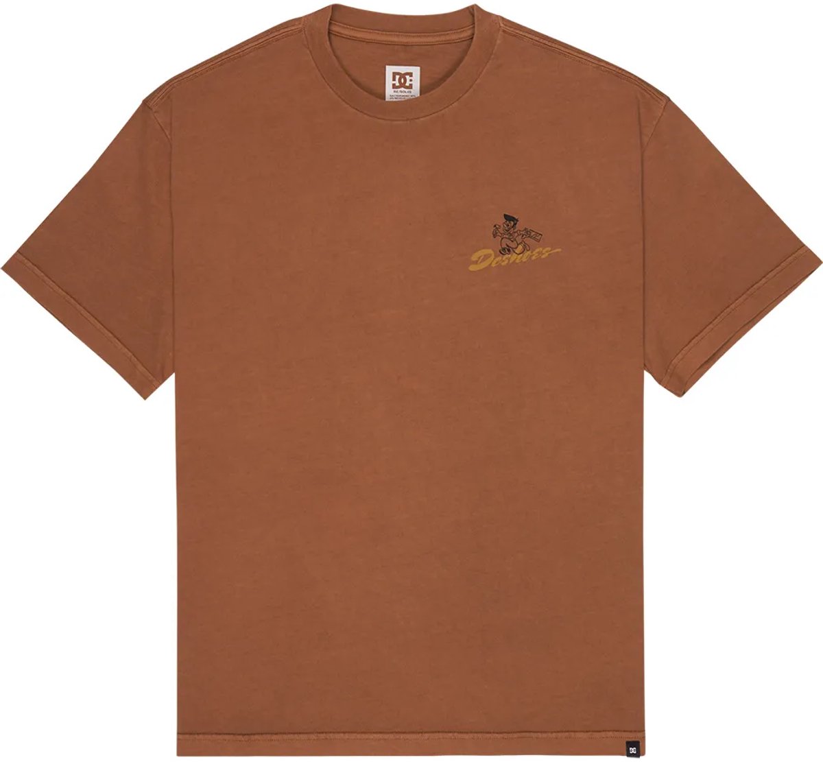 Dc Shoes Fixing Up T-shirt Met Korte Mouwen S Man Toffee