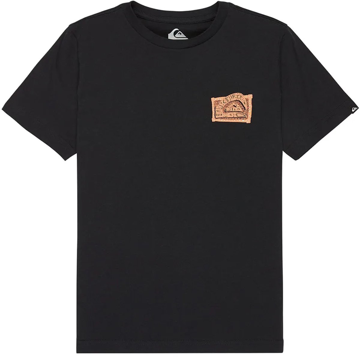 Quiksilver Heritage T-shirt Met Korte Mouwen 8 Years Jongen Zwart