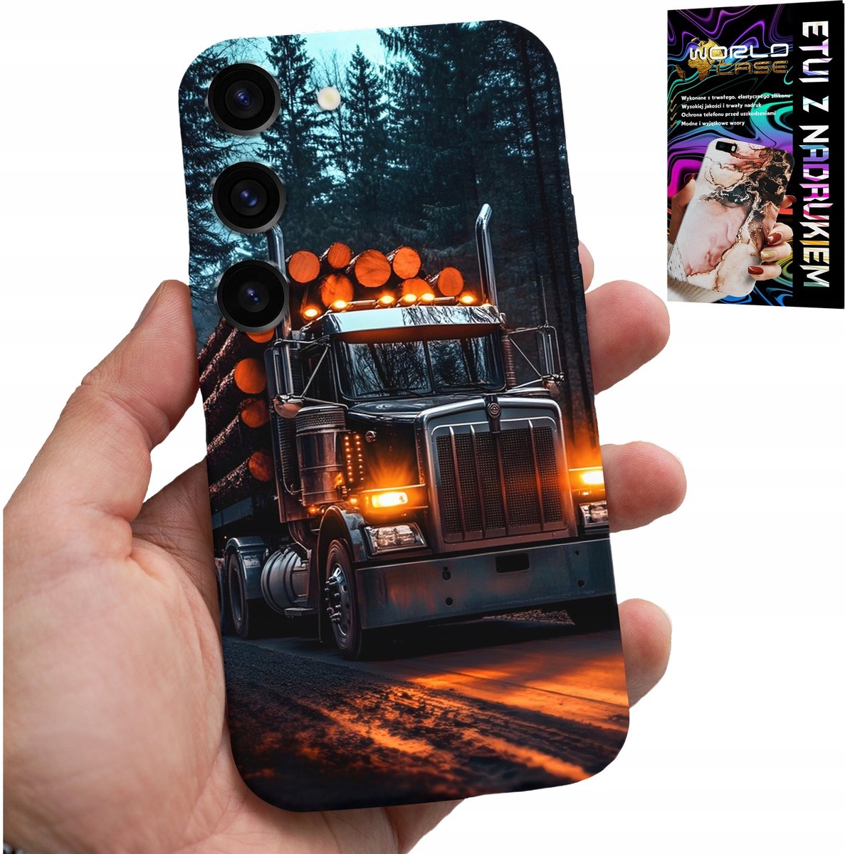 HOESJE VOOR SAMSUNG GALAXY S23 - ACHTERKANT IN TRUCK-MODEL
