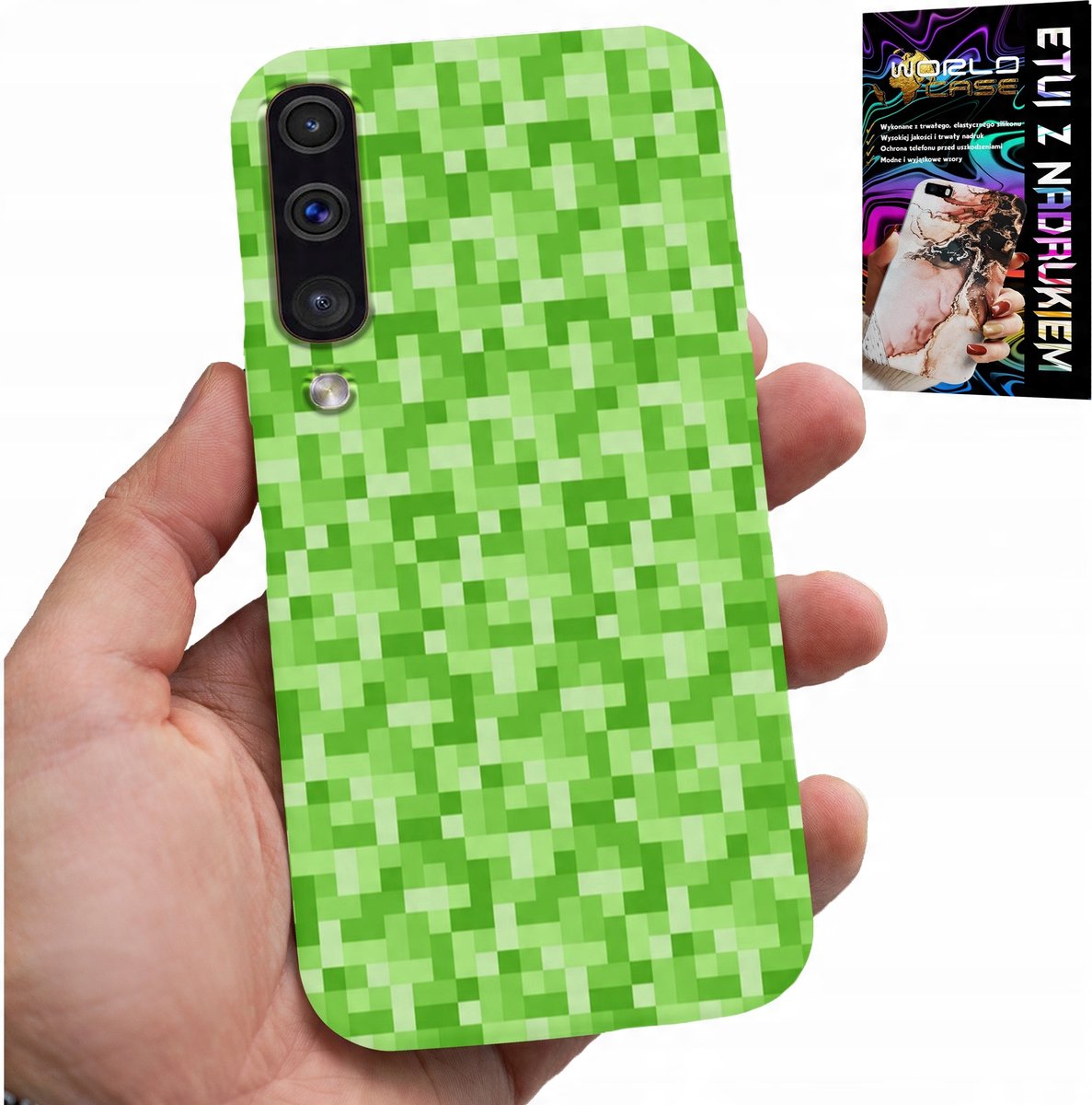 HOESJE VOOR SAMSUNG A50 / A30S - SPELPATRONEN VAN DE GAME PIXEL PIXELS ACHTERKANT