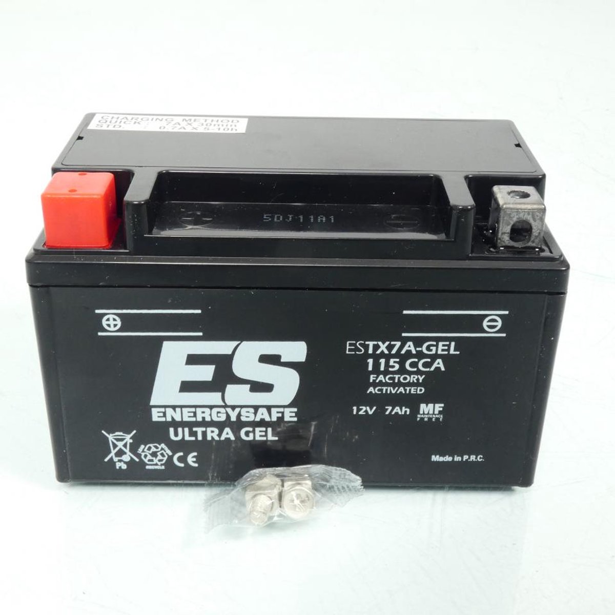 Batterie SLA Energysafe pour Scooter Sym 125 Allo 2010 à 2017 YTX7A / 12V 7Ah Neuf